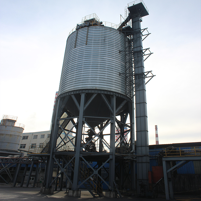 Élévateur à godets à ceinture verticale en cosse de riz à structure compacte