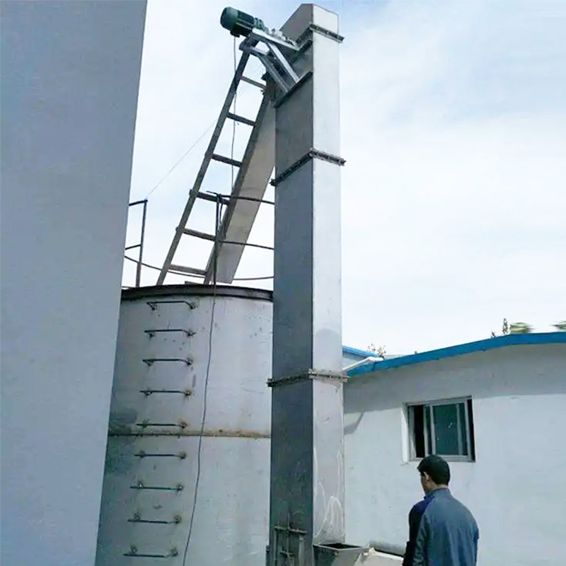 Élévateur à godets de silo à grains de type ceinture à faible consommation d'énergie