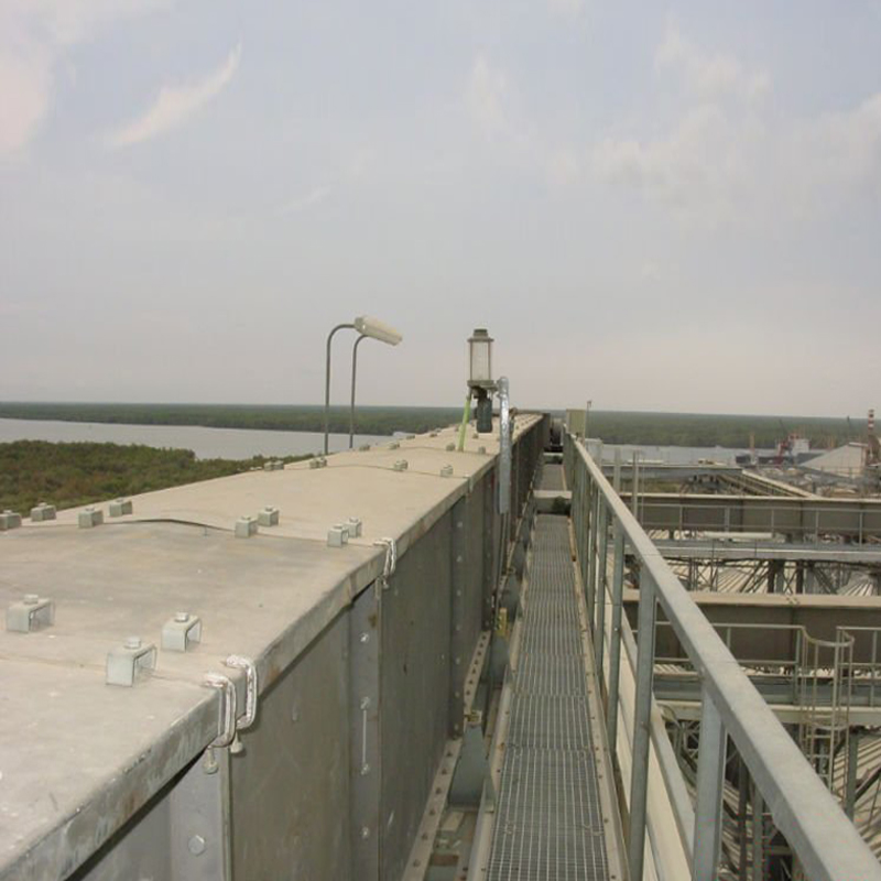 Convoyeur à chaîne de grattoir de blé de dessus de silo de grain