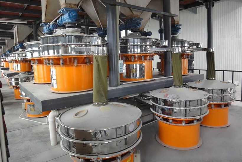 tamis vibrant rotatif