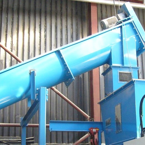 Convoyeur en spirale de mangeoire pour animaux en acier inoxydable