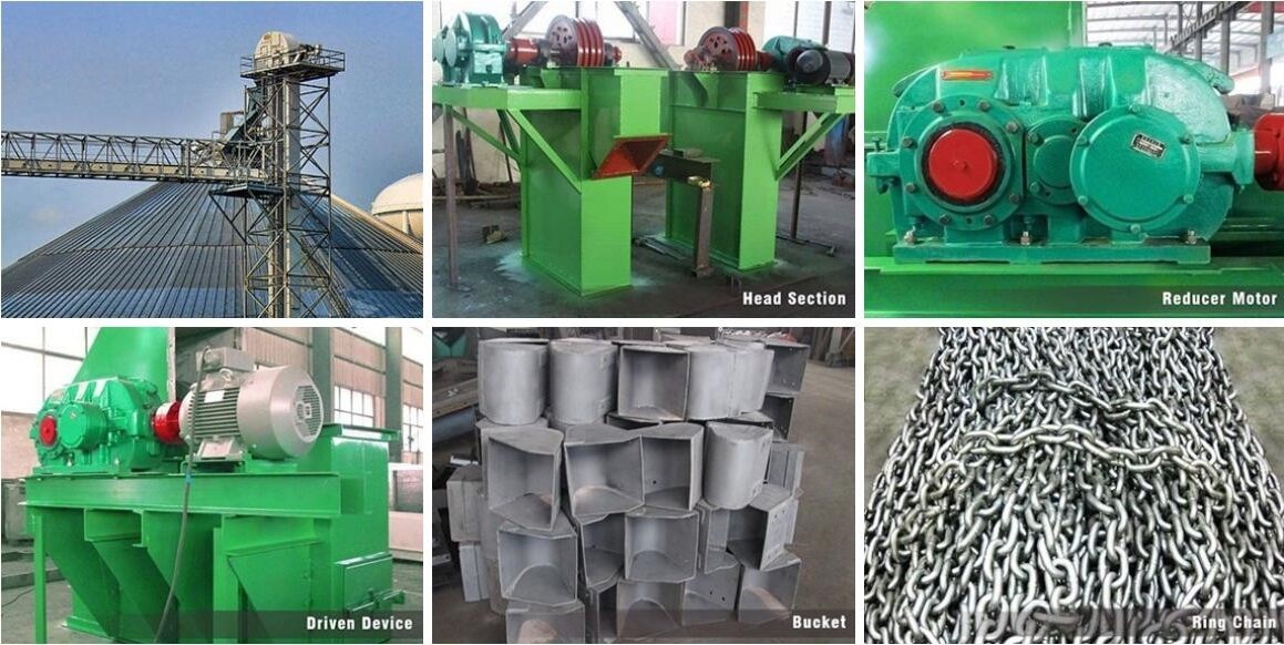 &eacute;l&eacute;vateur &agrave; godets &agrave; cha&icirc;ne annulaire